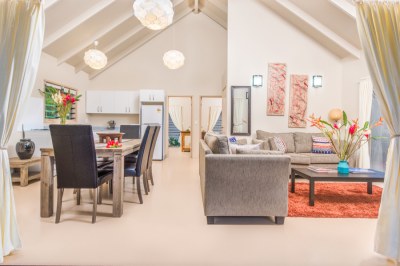 Muri Lagoon Villa living